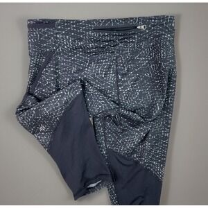 Lululemon Crop Leggings Running Athletic Fitness Mesh Details Women Sz‎ 8
